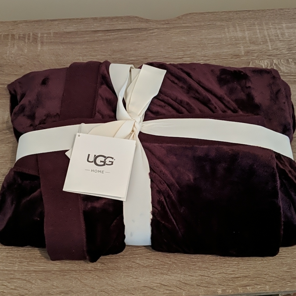 Purple Ugg Throw